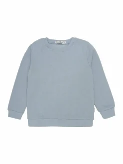Minymo Jungen<Jungen Rundhalspullover blau uni
