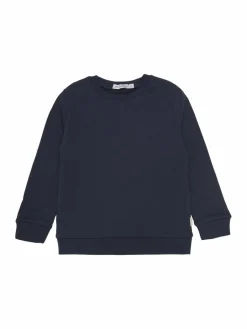 Minymo Jungen<Jungen Rundhalspullover blau uni