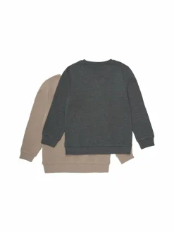 Minymo Jungen<Jungen Rundhalspullover braun uni