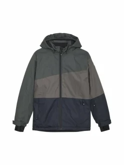 ColorKids Jungen<Jungen Skijacke grün uni