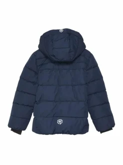 ColorKids Jungen<Jungen Steppjacke blau strukturiert