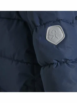 ColorKids Jungen<Jungen Steppjacke blau strukturiert