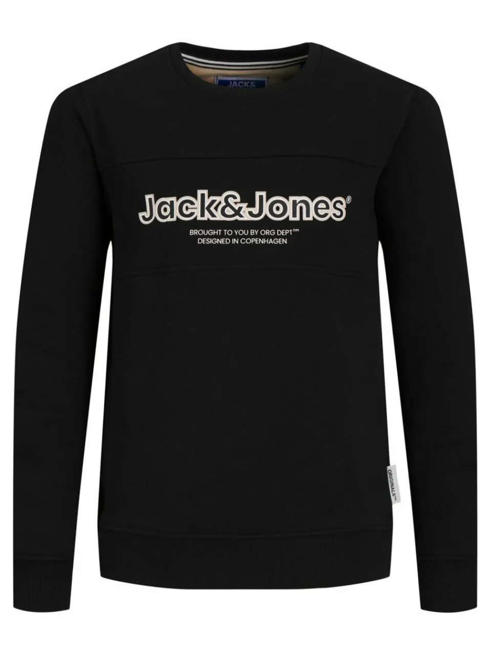Jack & Jones Junior Jungen<Jungen Sweatshirt schwarz bedruckt