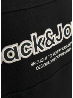 Jack & Jones Junior Jungen<Jungen Sweatshirt schwarz bedruckt