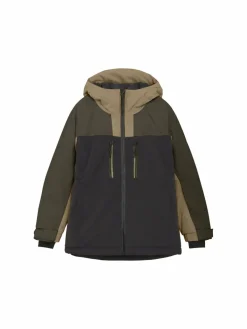 ColorKids Jungen<Jungen Trainingsjacke schwarz gemustert