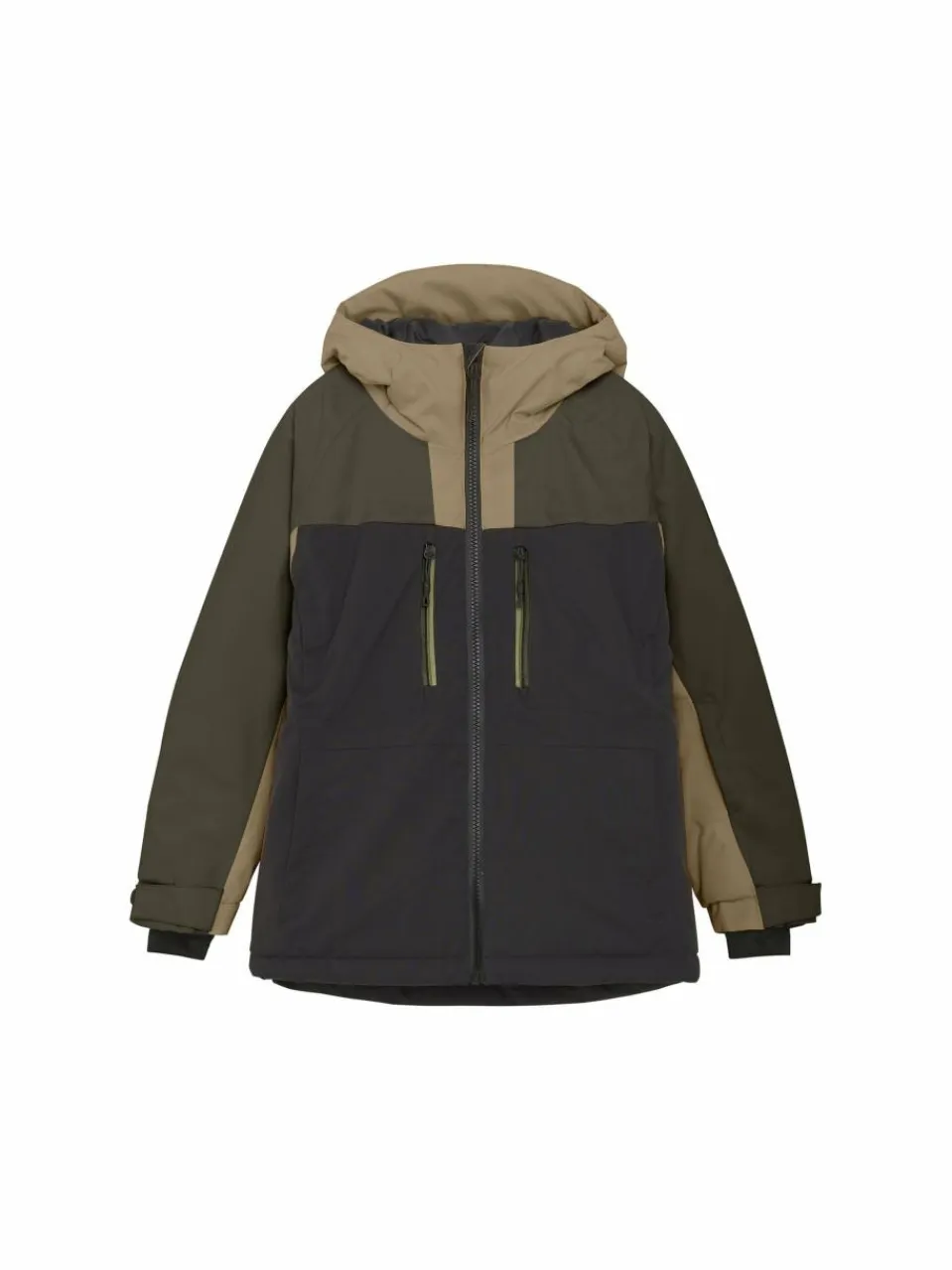 ColorKids Jungen<Jungen Trainingsjacke schwarz gemustert