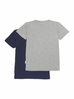 Minymo Jungen<Jungen T-Shirt blau uni