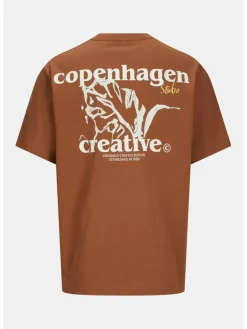 Jack & Jones Junior Jungen<Jungen T-Shirt braun gemustert