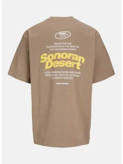 Jack & Jones Junior Jungen<Jungen T-Shirt braun bedruckt