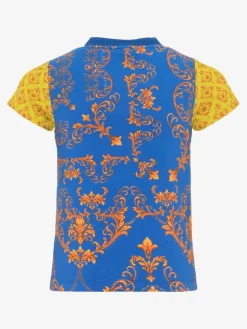 Carlo Colucci Jungen<Jungen T-Shirt - Codalonga blau gemustert