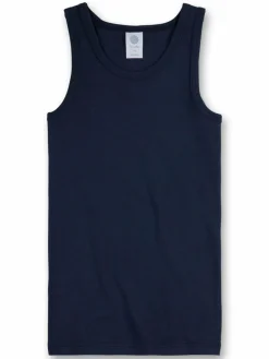 Sanetta Jungen<Jungen Unterhemd 3er Pack blau uni