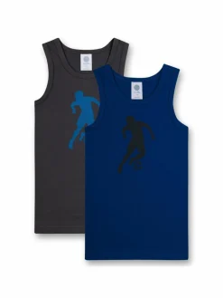 Sanetta Jungen<Jungen Unterhemd 2er Pack mehrfarbig bedruckt