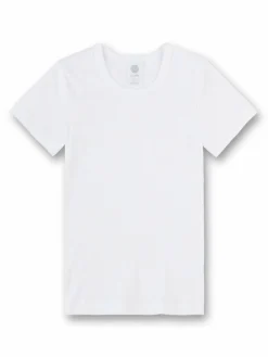 Sanetta Jungen<Jungen Unterhemd 2er Pack weiß uni