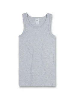 Sanetta Jungen<Jungen Unterhemd 3er Pack hellgrau uni