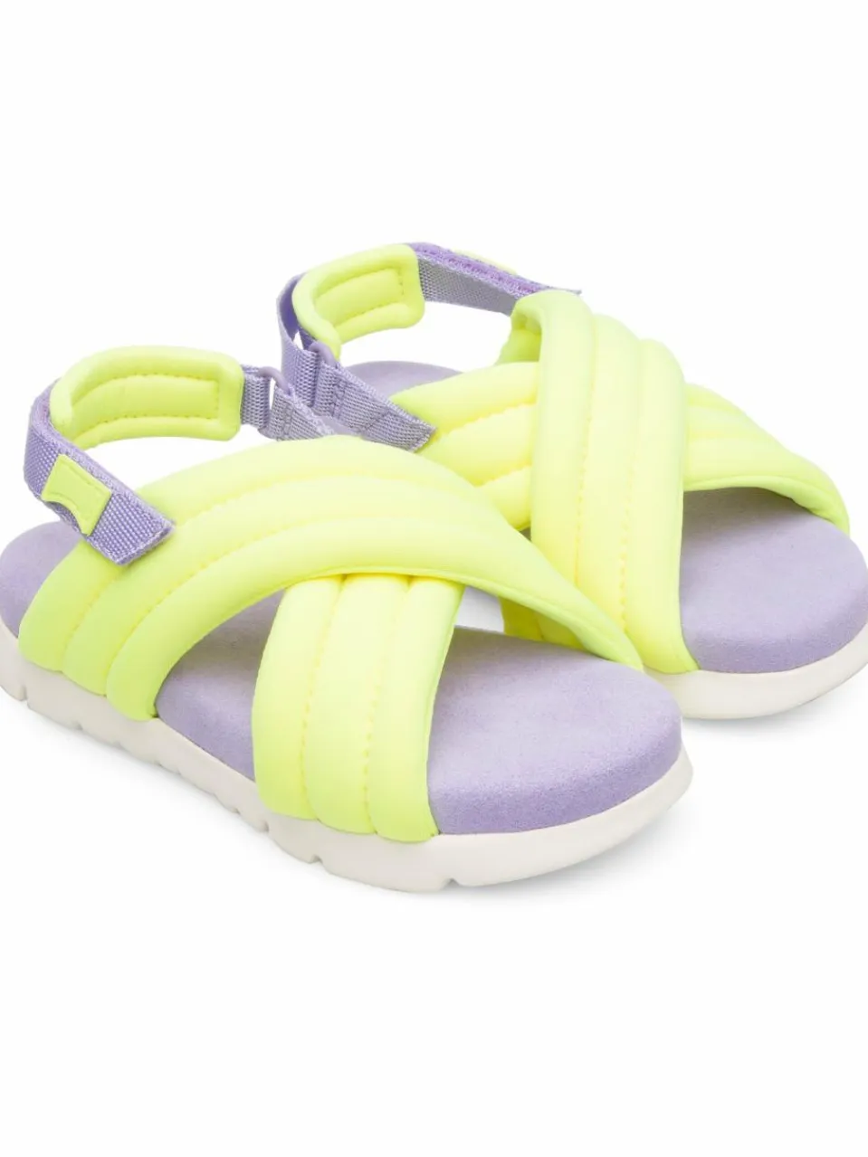 Camper Mädchen<Kids Sandalen - Oruga gelb uni