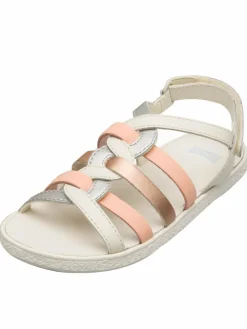 Camper Mädchen<Kids Sandalen - Twins weiß uni
