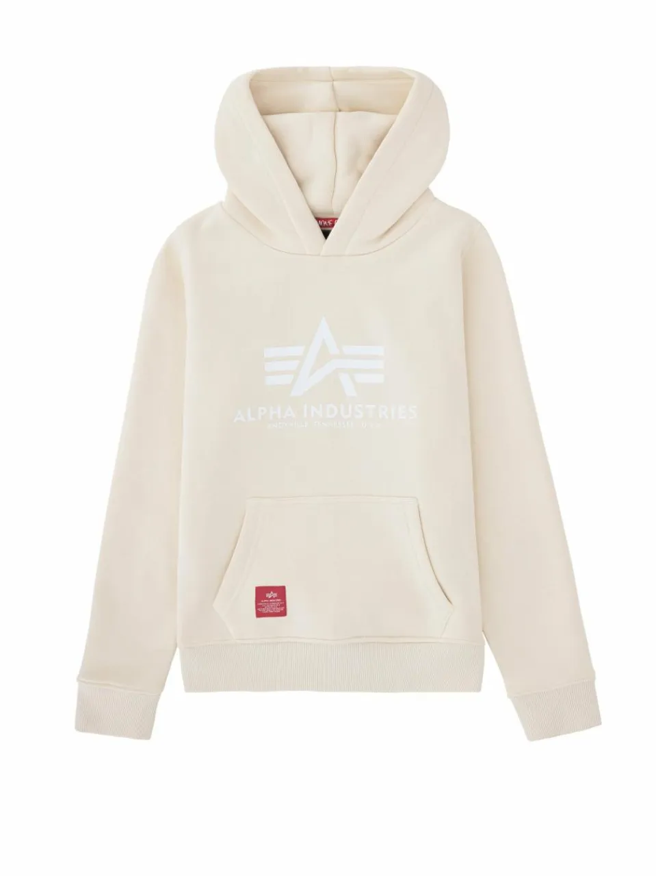 Alpha Industries Jungen<Kinder Kapuzensweatshirt weiß bedruckt