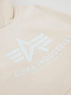 Alpha Industries Jungen<Kinder Kapuzensweatshirt weiß bedruckt