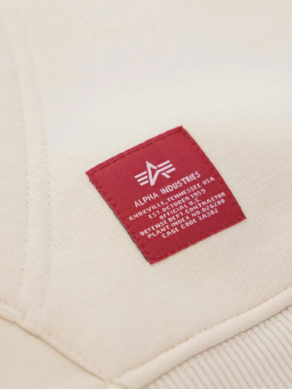 Alpha Industries Jungen<Kinder Kapuzensweatshirt weiß bedruckt