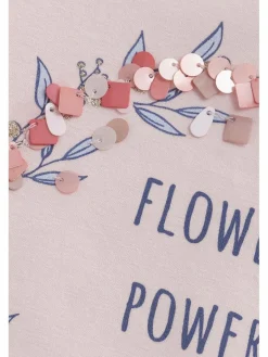 Minymo Jungen|Mädchen<Kinder Rundhalsshirt - MIT-shirt pink gemustert