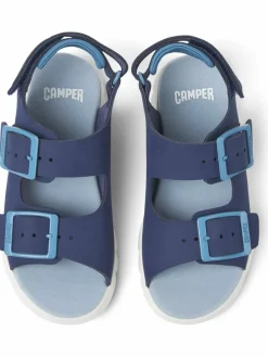 Camper Mädchen|Jungen<Kinder Sandalen - Oruga blau uni