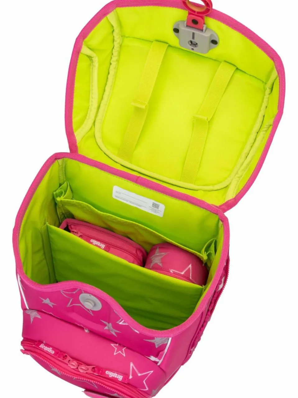 ergobag Jungen<Kinder Schulranzen - cubo Set pink uni