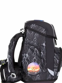 ergobag Jungen<Kinder Schulranzen - cubo Set GLOW mehrfarbig gemustert