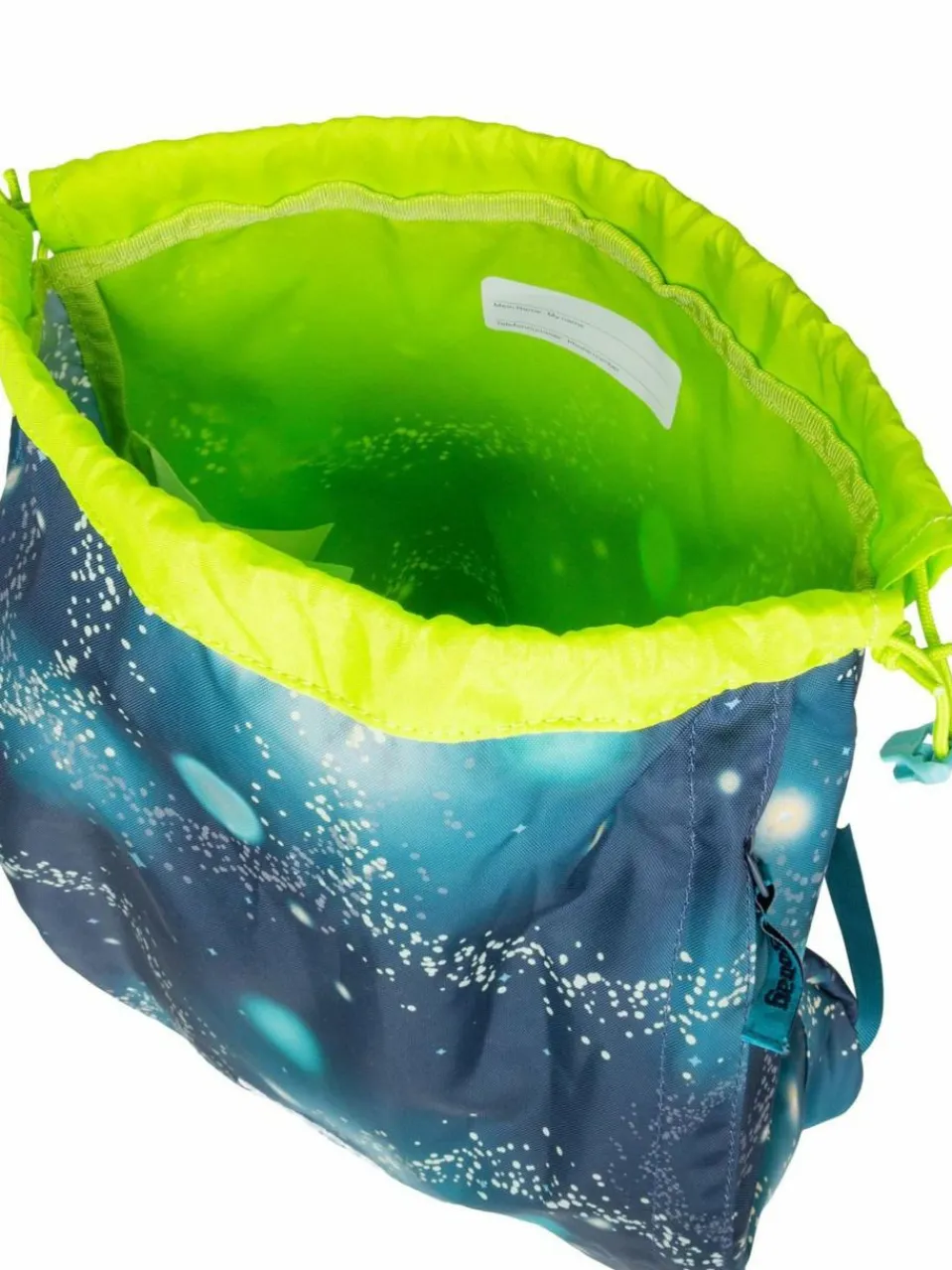 ergobag Jungen<Kinder Schulranzen - cubo Set GLOW blau gemustert