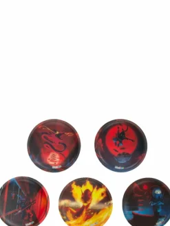 ergobag Jungen|Mädchen<Kinder Schulranzen - Kletties Matt rot gemustert