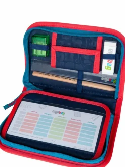 ergobag Jungen|Mädchen<Kinder Schulranzen - maxi Set blau uni