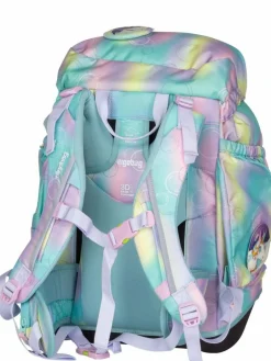 ergobag Jungen|Mädchen<Kinder Schulranzen - maxi Set GLOW mehrfarbig uni