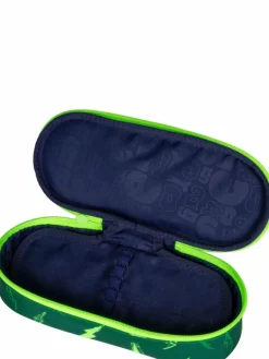 ergobag Jungen|Mädchen<Kinder Schulranzen - maxi Set LUMI grün uni