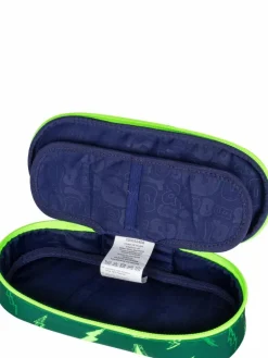 ergobag Jungen|Mädchen<Kinder Schulranzen - maxi Set LUMI grün uni