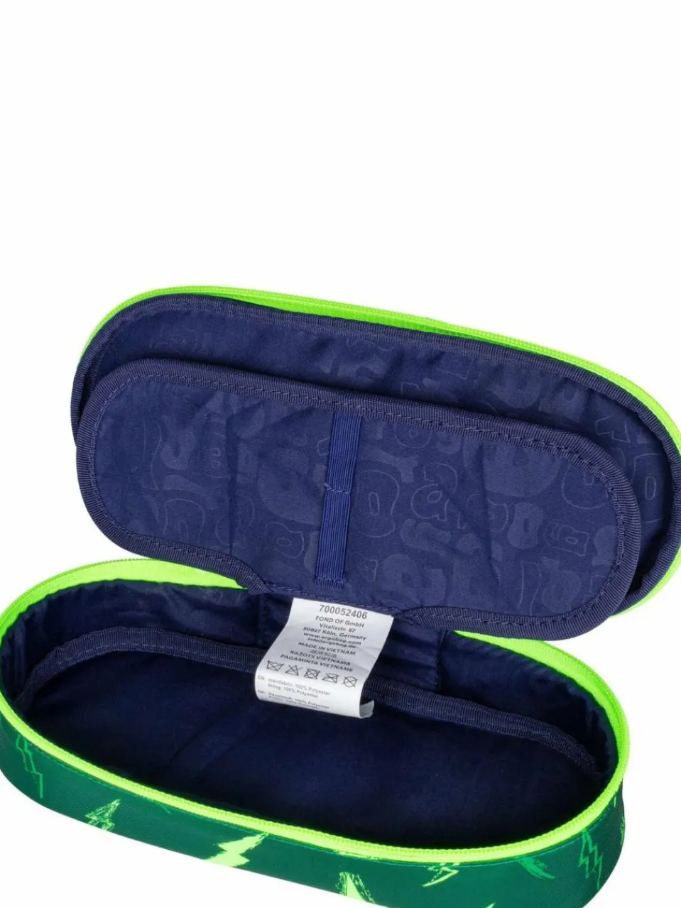 ergobag Jungen|Mädchen<Kinder Schulranzen - maxi Set LUMI grün uni