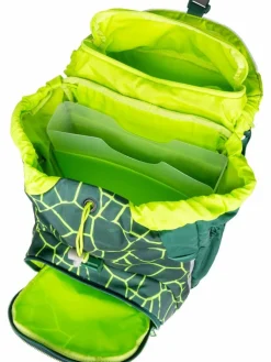 ergobag Jungen|Mädchen<Kinder Schulranzen - pack Set grün uni