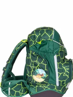ergobag Jungen|Mädchen<Kinder Schulranzen - pack Set grün uni