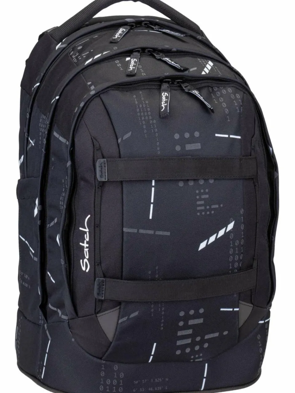 satch Jungen|Mädchen<Kinder Schulranzen - Pack Reflective schwarz uni