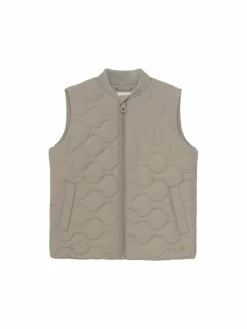 Minymo Jungen|Mädchen<Kinder Steppweste - MIVest beige uni