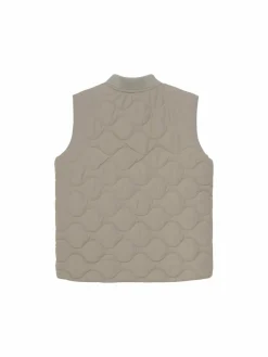 Minymo Jungen|Mädchen<Kinder Steppweste - MIVest beige uni