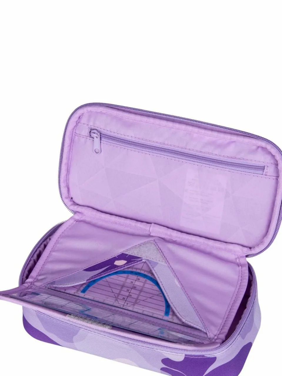 satch Jungen|Mädchen<Kinder Stifteetui - Schlamperbox lila uni