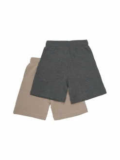 Minymo Jungen|Mädchen<Kinder Sweatshorts - MIBasic braun meliert
