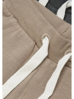 Minymo Jungen|Mädchen<Kinder Sweatshorts - MIBasic braun meliert