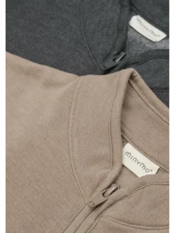 Minymo Jungen|Mädchen<Kinder Troyer - MISweatshirt braun meliert