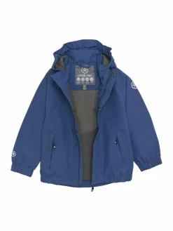 ColorKids Jungen|Mädchen<Kinder Unisex Regenmantel - COShell blau uni