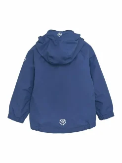 ColorKids Jungen|Mädchen<Kinder Unisex Regenmantel - COShell blau uni