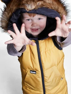 WeeDo Jungen<Kinder Unisex Schlafsackweste braun uni