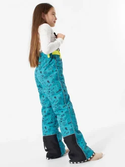 WeeDo Mädchen<Kinder Unisex Schneehose blau bedruckt