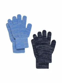 CeLaVie Jungen|Mädchen<Kinder Unisex Strickhandschuhe - CEMagic blau meliert