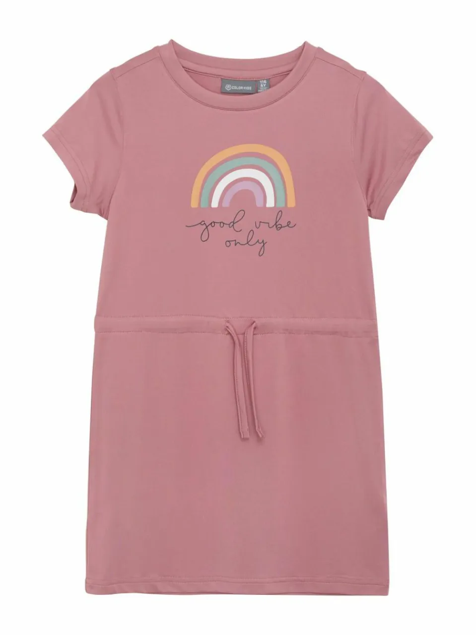 ColorKids Mädchen<Mädchen - Kleid - CODress W. Print pink gemustert