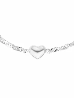 amor Mädchen<Mädchen Armband silber uni